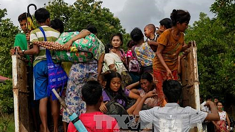 Hàng chục nghìn người sơ tán do giao tranh tại bang Rakhine của Myanmar