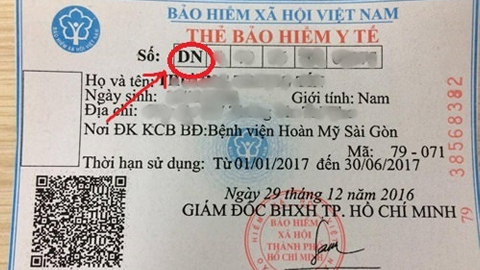 Quyền lợi được hưởng thông qua ký tự trên thẻ bảo hiểm y tế