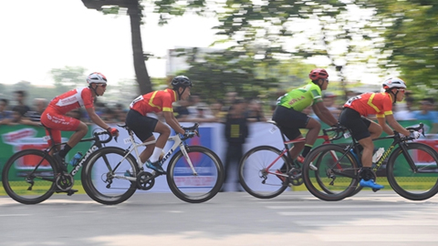 Quàng Văn Cường đoạt áo vàng chặng 1 Cuộc đua xe đạp &quot;Về Điện Biên Phủ-2019, Cúp Báo Quân đội nhân dân&quot;