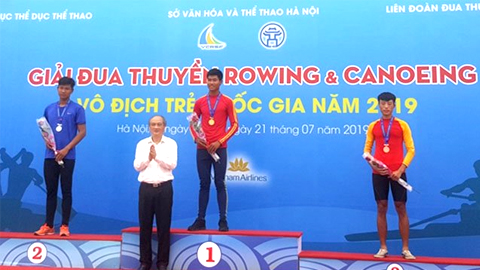 Khởi tranh Giải đua thuyền rowing và canoeing trẻ vô địch quốc gia 2019