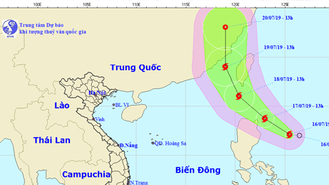 TIN BÃO GẦN BIỂN ĐÔNG (Bão Danas)