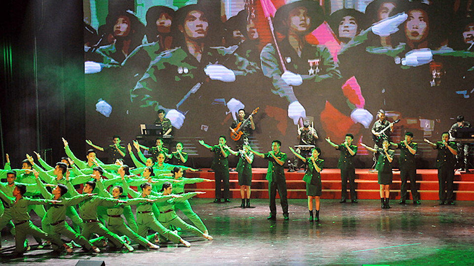 Hội diễn nghệ thuật quần chúng lực lượng vũ trang và thanh niên, học sinh, sinh viên tỉnh năm 2019