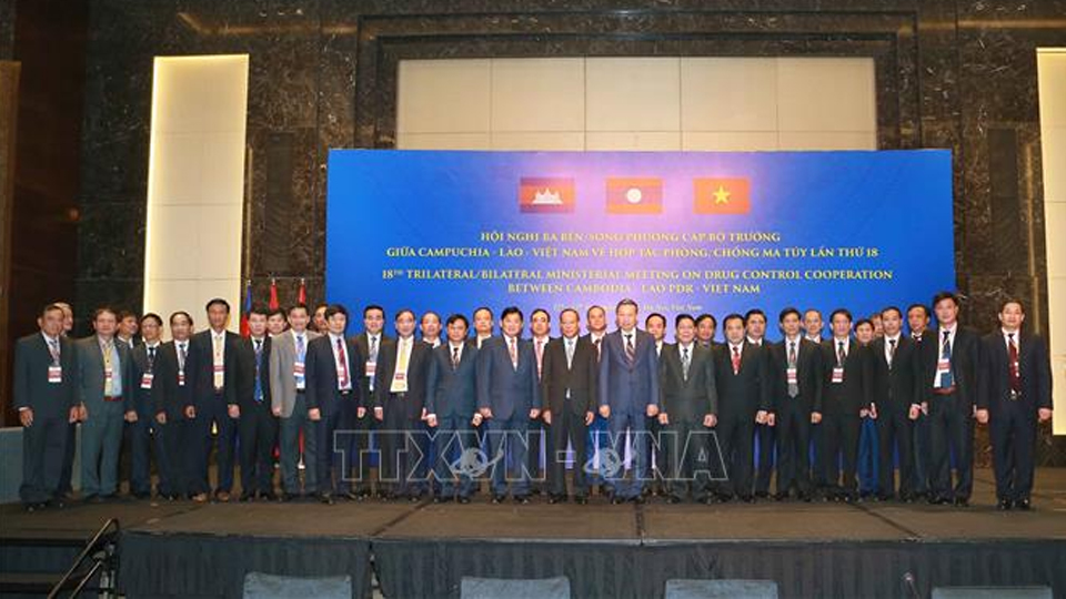 Hội nghị ba bên cấp Bộ trưởng giữa Campuchia - Lào - Việt Nam về phòng, chống ma túy lần thứ 18