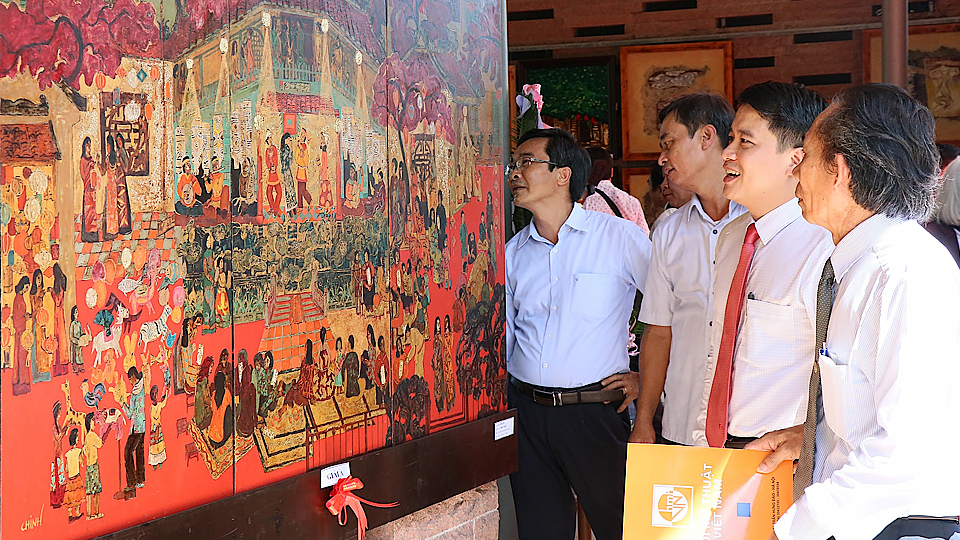 Triển lãm mỹ thuật "Di sản văn hóa" tại Quảng Nam