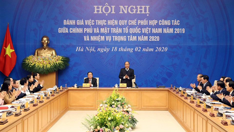 Tăng cường phối hợp giữa Chính phủ và MTTQ Việt Nam