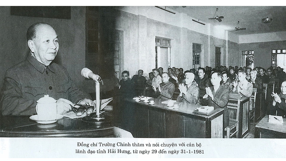 Vai trò của đồng chí Trường Chinh đối với cách mạng Việt Nam trên cương vị là Tổng Bí thư (kỳ 4)