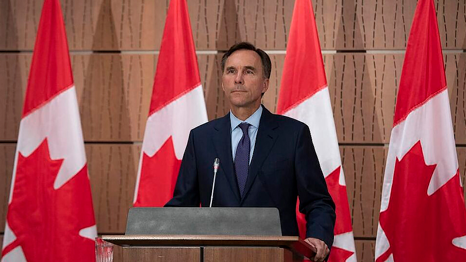 Ca-na-đa: Bộ trưởng Tài chính từ chức