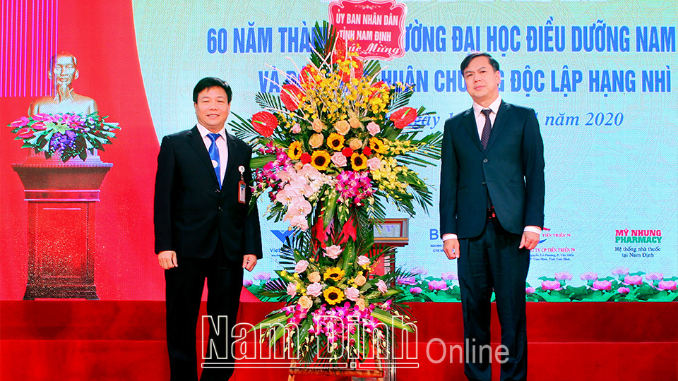 Trường Đại học Điều dưỡng Nam Định kỷ niệm 60 năm thành lập và đón nhận Huân chương Độc lập hạng Nhì