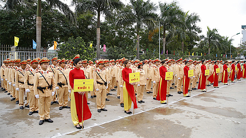 Ra quân bảo đảm trật tự an toàn giao thông phục vụ Đại hội Đảng toàn quốc lần thứ XIII và Tết Dương lịch, Tết Nguyên đán Tân Sửu 2021