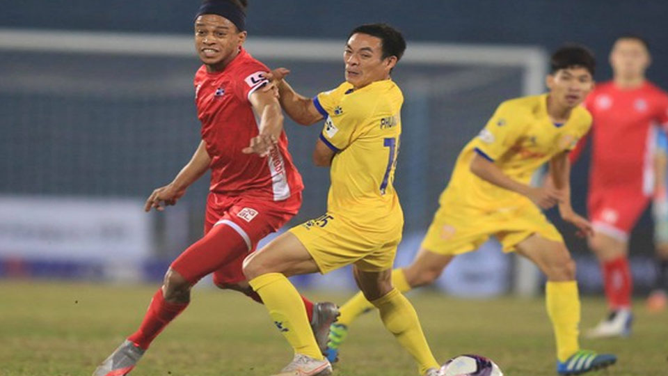 LS V-League 2021: Hải Phòng thắng Nam Định 3-2