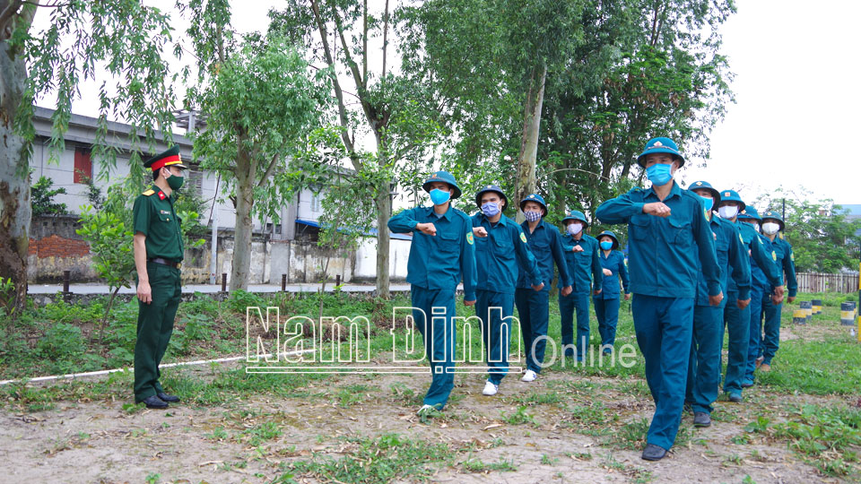 Thành phố Nam Định nâng cao hiệu quả hoạt động của lực lượng tự vệ