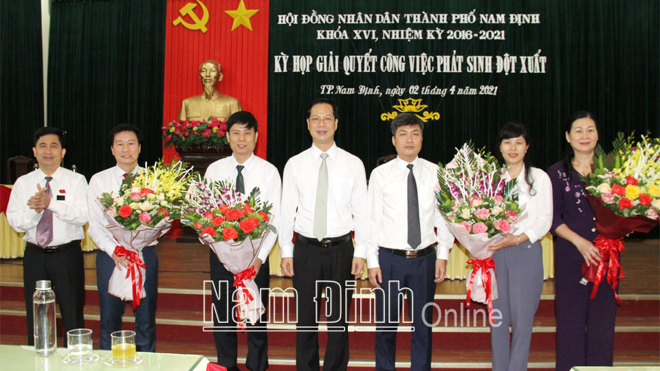 Hội đồng nhân dân thành phố Nam Định bầu bổ sung chức danh  Phó Chủ tịch UBND thành phố
