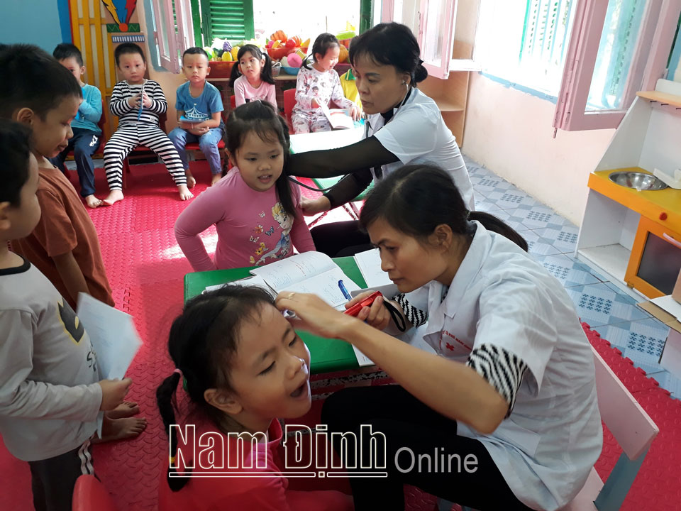 Thành phố Nam Định quan tâm phòng chống suy dinh dưỡng trẻ em