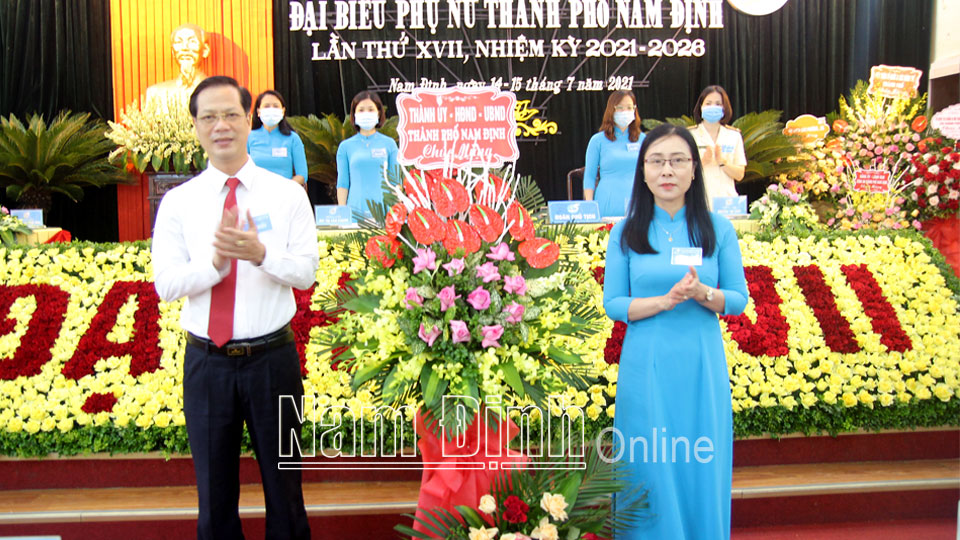 Đại hội Hội Liên hiệp Phụ nữ thành phố Nam Định lần thứ XVII, nhiệm kỳ 2021-2026