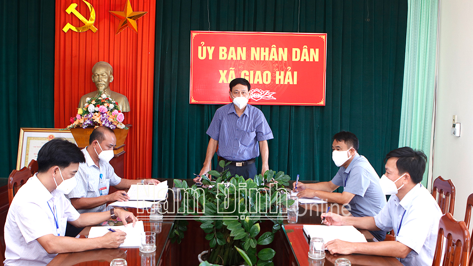 Giao Thủy phấn đấu hoàn thành sắp xếp, sáp nhập thôn, xóm, tổ dân phố trong năm 2021