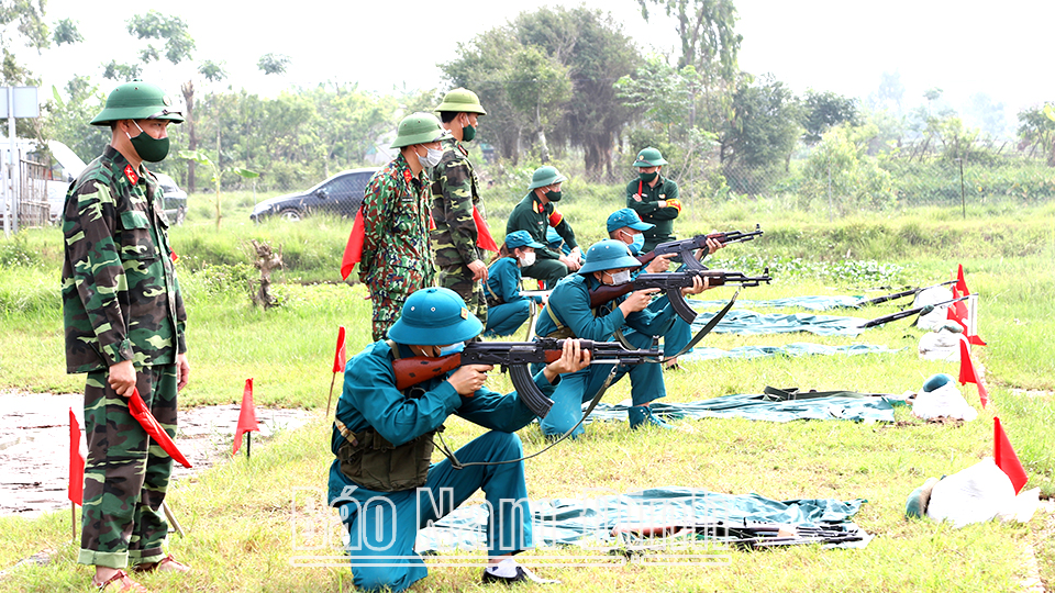 Sôi nổi phong trào thi đua quyết thắng của lực lượng vũ trang tỉnh