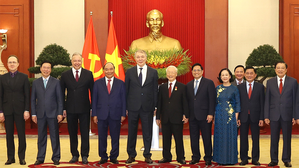 Tổng Bí thư Nguyễn Phú Trọng nhận Giải thưởng Lê-nin