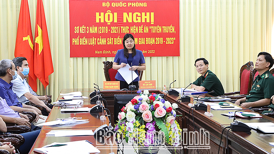 Tiếp tục đẩy mạnh tuyên truyền, phổ biến Luật Cảnh sát biển Việt Nam