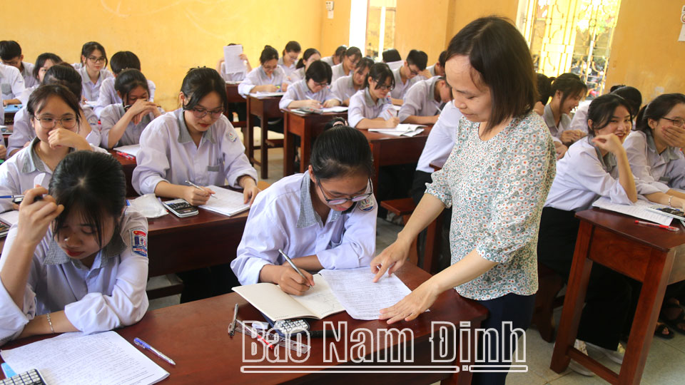 Học và làm theo Bác ở Trường THPT Nam Trực