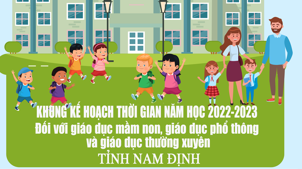 Khung kế hoạch thời gian năm học 2022-2023 của các cấp học trên địa bàn tỉnh