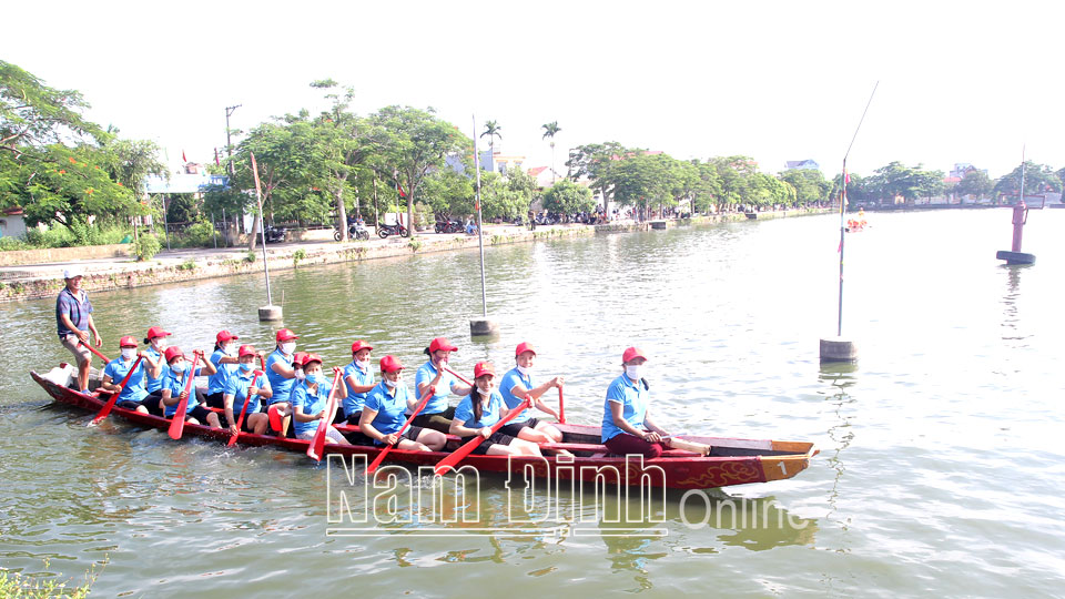 Giải Bơi chải tỉnh Nam Định năm 2022 tổ chức vào sáng 27-8
