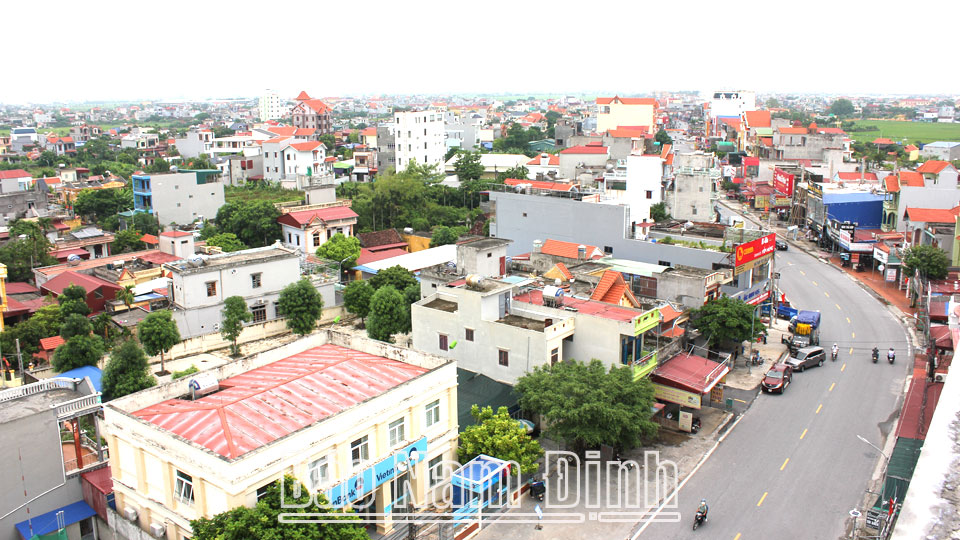 Hải Hậu quan tâm phát triển hệ thống đô thị tạo động lực tăng trưởng kinh tế