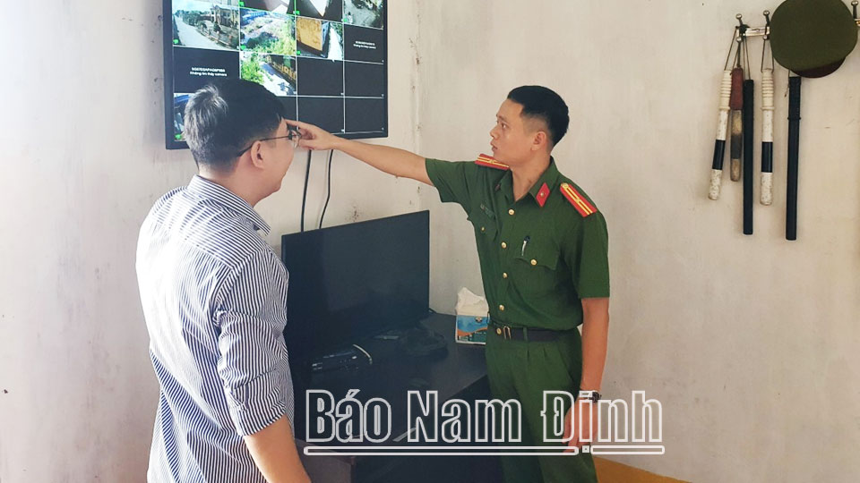 Hiệu quả mô hình "Camera an ninh" của Đoàn Thanh niên xã Hải Chính