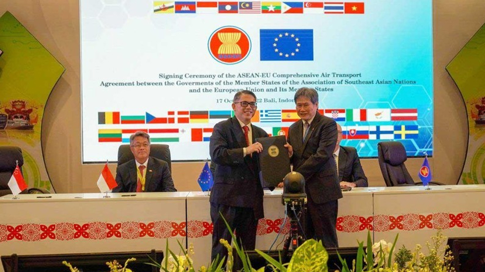 ASEAN và EU đẩy mạnh hợp tác vận tải hàng không