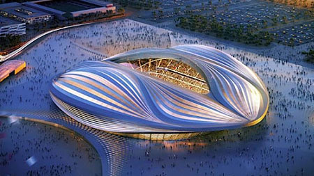  Mẫu thiết kế sân vận động dùng cho World Cup 2022 ở Al-Wakrah (Qatar). 