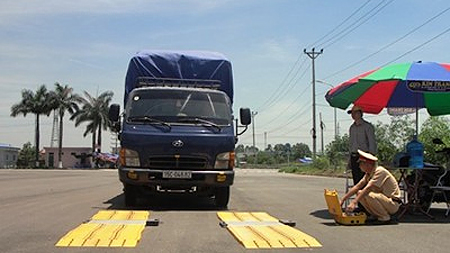 Cân tải trọng phương tiện trên các tuyến đường