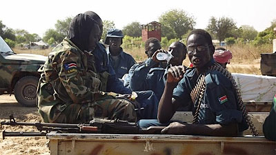 Lực lượng quân đội Nam Sudan (Ảnh AFP)