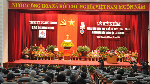 Quang cảnh lễ kỷ niệm.