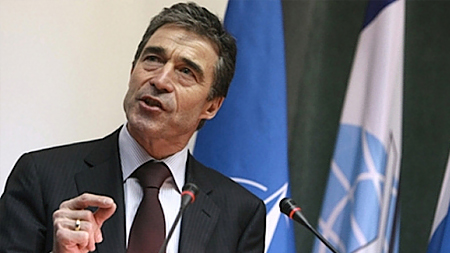 Tổng Thư ký NATO Anders Fogh Rasmussen. (Ảnh: RIA Novosti) 