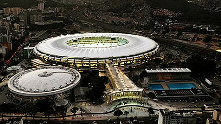 SVĐ Maracanã, nơi sẽ diễn ra trận chung kết World Cup 2014. 