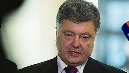 Tổng thống Ukraine Petro Poroshenko.