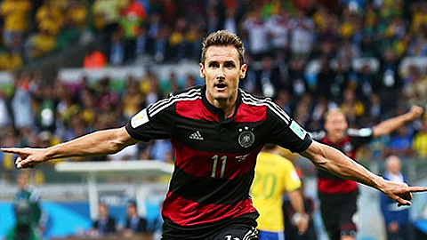 Klose đã trở thành người ghi bàn nhiều nhất tại World Cup