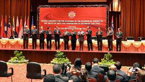 Hội nghị Bộ trưởng Ngoại giao ASEAN năm 2013 đã diễn ra thành công tốt đẹp.  Ảnh: TTXVN