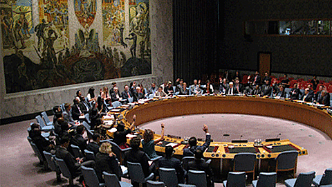 Toàn cảnh phiên họp của Hội đồng bảo an LHQ. Ảnh: AFP-TTXVN