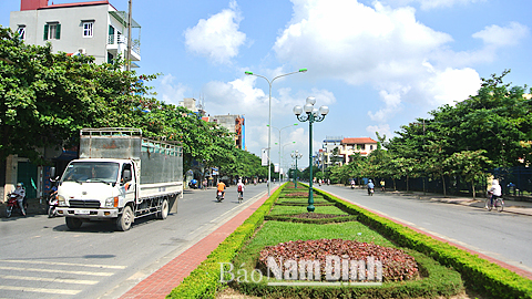 Tuyến đường Phù Nghĩa, phường Hạ Long (TP Nam Định) hiện còn dư tạm ứng KBNN tỉnh 712 triệu đồng do chưa hoàn tất thủ tục thanh toán chi phí GPMB. 