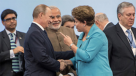 Lãnh đạo các quốc gia thuộc nhóm các quốc gia đang phát triển BRICS.