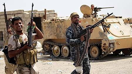 Lực lượng an ninh Iraq tham gian chiến dịch chống IS.