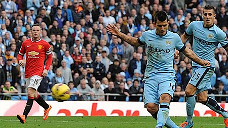  S. Aguero ghi bàn thắng duy nhất cho Man City. 