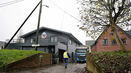 Trang trại nơi phát hiện chủng cúm virus H5N8 ở Hà Lan