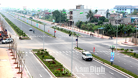 Tuyến đường 52m là nơi tập kết các đoàn diễu hành trong Lễ khai mạc Đại hội TDTT toàn quốc lần thứ VII-2014.