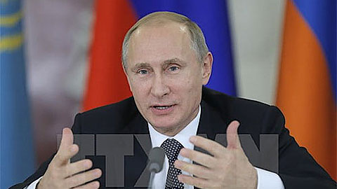 Tổng thống Nga Vladimir Putin. Ảnh : TTXVN