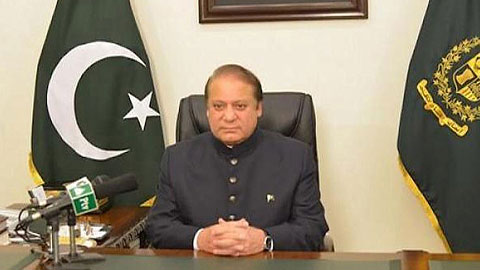 Thủ tướng Pakistan Nawaz Sharif đã thông báo kế hoạch hành động chống khủng bố 17 điểm (ảnh: thenewstribe.com)