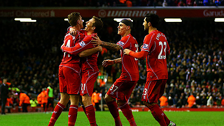 Liverpool thắng dễ Swansea (Ảnh: Getty) 