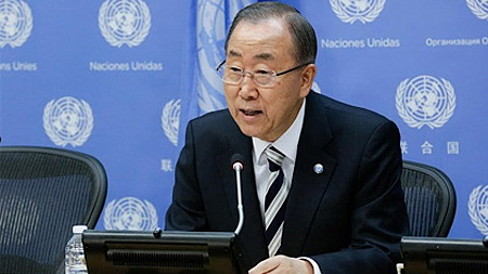 Tổng thư ký Liên hợp quốc Ban Ki-moon. (Nguồn: UN)