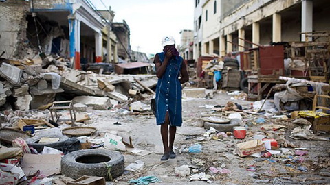 Ha-i-ti đổ nát vì động đất Ảnh: Internet