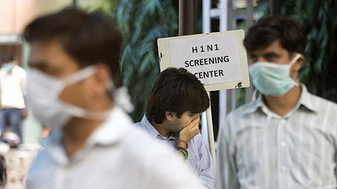 Dịch cúm A /H1N1 bùng phát ở Ấn Độ khiến 1.500 người tử vong. (ảnh: AP)